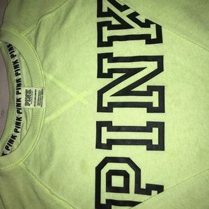 PINK Victoria Secret cropped sweatshirt